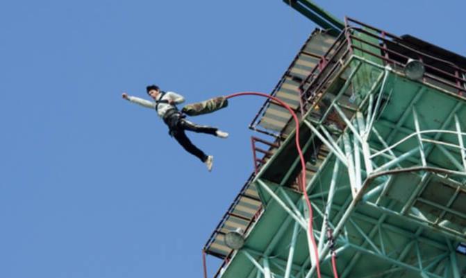 Bungee jump in Korea