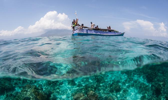 Indonesian fishermen, from the island of Flores