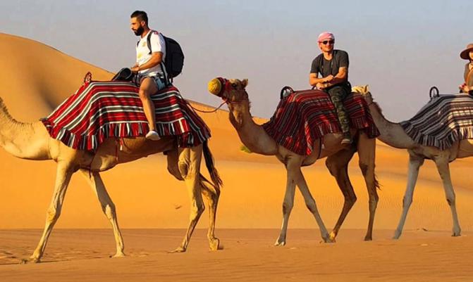 camel ride, dubai.